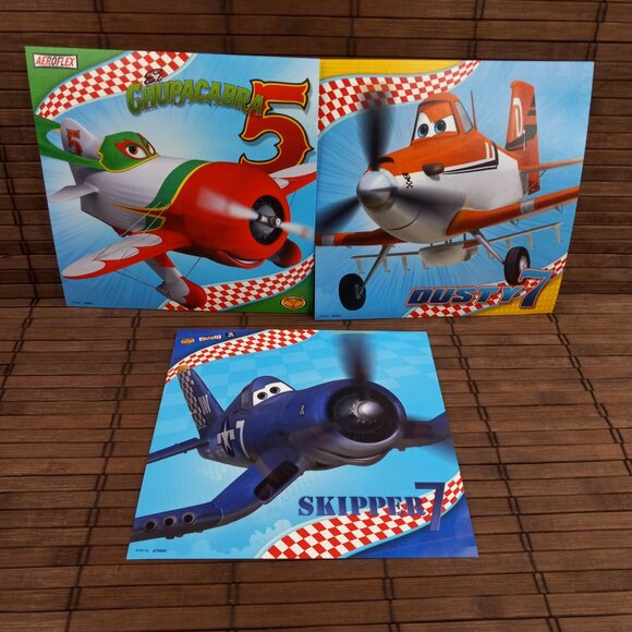 Ravensburger Disney Planes 3 In 1 49 Piece Puzzles Dusty Skipper Chupacabra - Picture 5 of 8